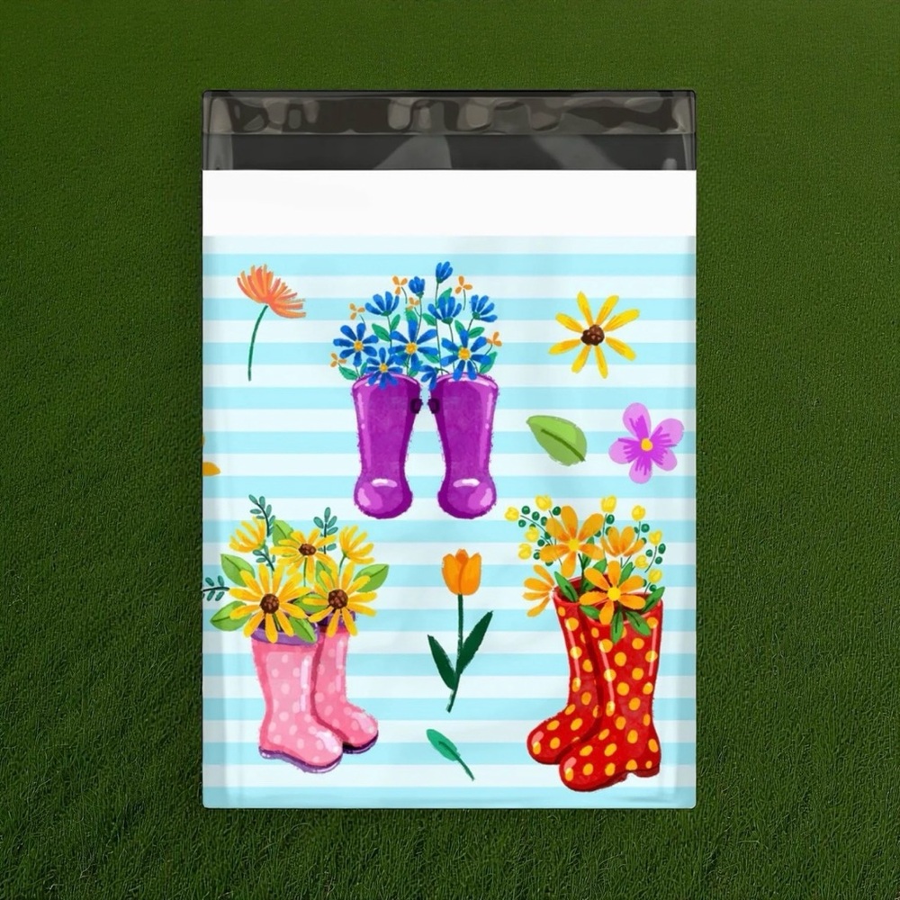 Rubber Boots 🥾 Poly Mailers 10x13 Pack of 25 - Picture 5 of 7